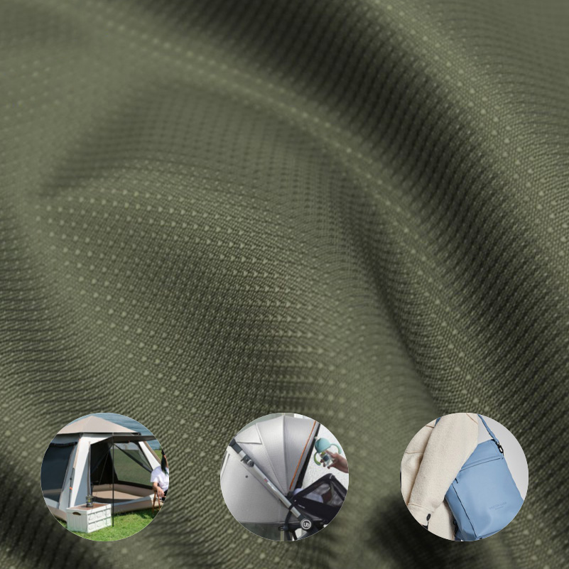 Polüester Jacquard Oxfordi kangas